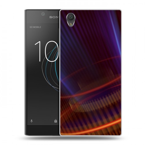 Дизайнерский пластиковый чехол для Sony Xperia L1 Абстракции Вращение