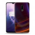 Дизайнерский пластиковый чехол для OnePlus 7 Абстракции Вращение