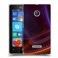 Дизайнерский пластиковый чехол для Microsoft Lumia 435 Абстракции Вращение