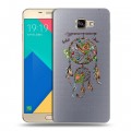 Полупрозрачный дизайнерский пластиковый чехол для Samsung Galaxy A9 Прозрачные ловцы снов