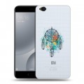 Полупрозрачный дизайнерский пластиковый чехол для Xiaomi Mi5C Прозрачные ловцы снов