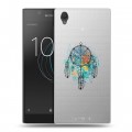 Полупрозрачный дизайнерский пластиковый чехол для Sony Xperia L1 Прозрачные ловцы снов