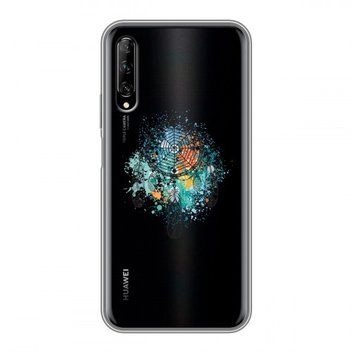 Полупрозрачный дизайнерский силиконовый чехол для Huawei Y9s Прозрачные ловцы снов