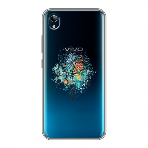 Полупрозрачный дизайнерский силиконовый чехол для Vivo Y91C Прозрачные ловцы снов