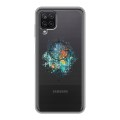 Полупрозрачный дизайнерский пластиковый чехол для Samsung Galaxy A12 Прозрачные ловцы снов