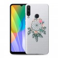 Полупрозрачный дизайнерский пластиковый чехол для Huawei Y6p Прозрачные ловцы снов