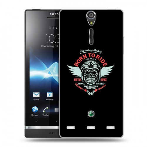 Дизайнерский пластиковый чехол для Sony Xperia S Мистические эмблемы