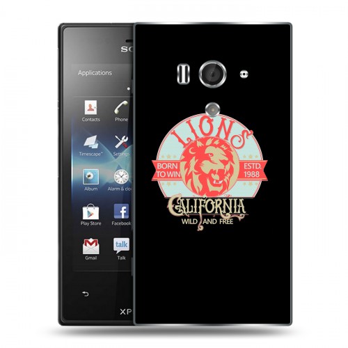 Дизайнерский пластиковый чехол для Sony Xperia acro S Мистические эмблемы