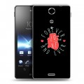 Дизайнерский пластиковый чехол для Sony Xperia TX Мистические эмблемы