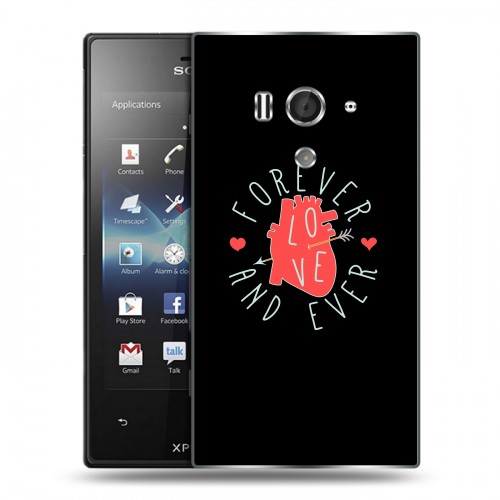 Дизайнерский пластиковый чехол для Sony Xperia acro S Мистические эмблемы