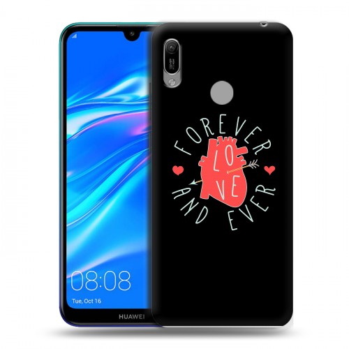 Дизайнерский пластиковый чехол для Huawei Y6 (2019) Мистические эмблемы