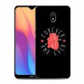 Дизайнерский силиконовый с усиленными углами чехол для Xiaomi RedMi 8A Мистические эмблемы