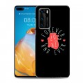 Дизайнерский пластиковый чехол для Huawei P40 Мистические эмблемы