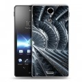 Дизайнерский пластиковый чехол для Sony Xperia TX Абстракции Вращение