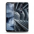 Дизайнерский пластиковый чехол для Nokia 6.1 Plus Абстракции Вращение