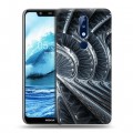 Дизайнерский силиконовый чехол для Nokia 5.1 Plus Абстракции Вращение