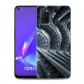 Дизайнерский пластиковый чехол для OPPO A52 Абстракции Вращение