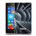 Дизайнерский пластиковый чехол для Microsoft Lumia 435 Абстракции Вращение