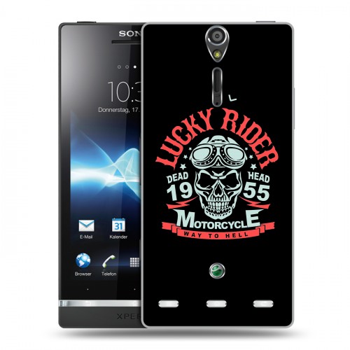 Дизайнерский пластиковый чехол для Sony Xperia S Мистические эмблемы