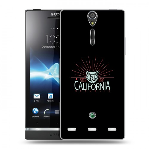 Дизайнерский пластиковый чехол для Sony Xperia S Мистические эмблемы