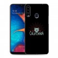 Дизайнерский пластиковый чехол для Samsung Galaxy A20s Мистические эмблемы