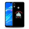 Дизайнерский пластиковый чехол для Huawei Y6 (2019) Мистические эмблемы