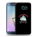 Дизайнерский силиконовый чехол для Samsung Galaxy S6 Edge Мистические эмблемы