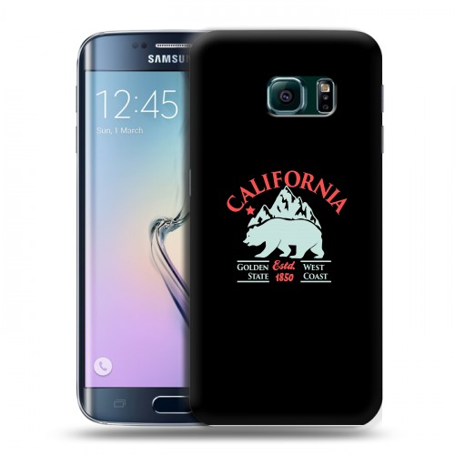 Дизайнерский силиконовый чехол для Samsung Galaxy S6 Edge Мистические эмблемы Дизайнерский силиконовый чехол для Samsung Galaxy S6 Edge Мистические эмблемы