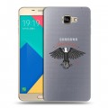 Полупрозрачный дизайнерский пластиковый чехол для Samsung Galaxy A9 Прозрачные дикий запад