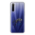 Полупрозрачный дизайнерский силиконовый чехол для Realme 6 Прозрачные дикий запад