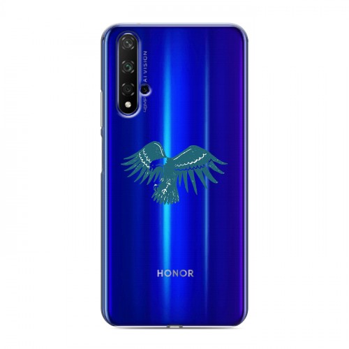 Полупрозрачный дизайнерский пластиковый чехол для Huawei Honor 20 Прозрачные дикий запад