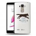 Полупрозрачный дизайнерский силиконовый чехол для LG G4 Stylus Прозрачные дикий запад