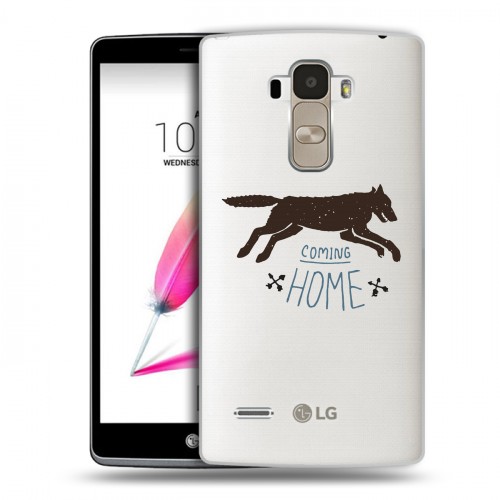 Полупрозрачный дизайнерский силиконовый чехол для LG G4 Stylus Прозрачные дикий запад