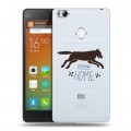 Полупрозрачный дизайнерский пластиковый чехол для Xiaomi Mi4S Прозрачные дикий запад