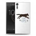 Полупрозрачный дизайнерский пластиковый чехол для Sony Xperia XZs Прозрачные дикий запад