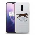 Полупрозрачный дизайнерский пластиковый чехол для OnePlus 7 Прозрачные дикий запад