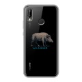 Полупрозрачный дизайнерский пластиковый чехол для Huawei P20 Lite Прозрачные дикий запад