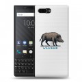 Полупрозрачный дизайнерский пластиковый чехол для BlackBerry KEY2 Прозрачные дикий запад