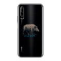 Полупрозрачный дизайнерский силиконовый чехол для Huawei Y9s Прозрачные дикий запад