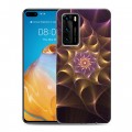 Дизайнерский пластиковый чехол для Huawei P40 Абстракции Вращение