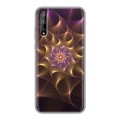 Дизайнерский силиконовый чехол для Huawei Y8p Абстракции Вращение