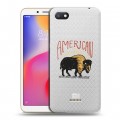 Полупрозрачный дизайнерский пластиковый чехол для Xiaomi RedMi 6A Прозрачные дикий запад