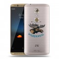 Полупрозрачный дизайнерский пластиковый чехол для ZTE Axon 7 Прозрачные дикий запад