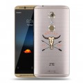 Полупрозрачный дизайнерский пластиковый чехол для ZTE Axon 7 Прозрачные дикий запад