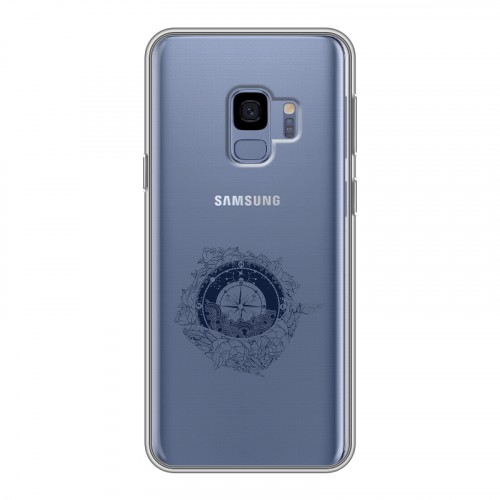 Полупрозрачный дизайнерский пластиковый чехол для Samsung Galaxy S9 Прозрачные дикий запад