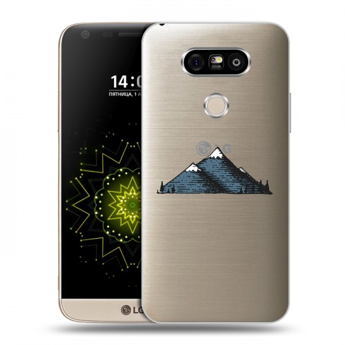 Полупрозрачный дизайнерский пластиковый чехол для LG G5 Прозрачные дикий запад