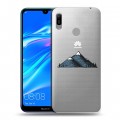 Полупрозрачный дизайнерский пластиковый чехол для Huawei Y6 (2019) Прозрачные дикий запад