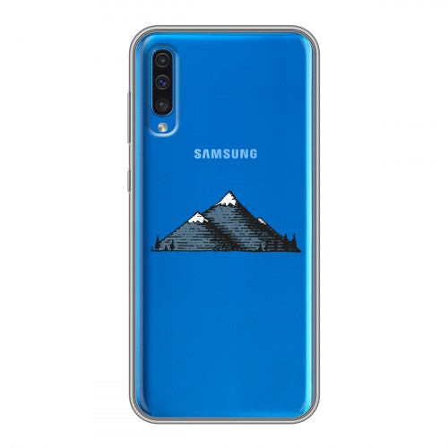 Полупрозрачный дизайнерский пластиковый чехол для Samsung Galaxy A50 Прозрачные дикий запад