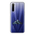 Полупрозрачный дизайнерский силиконовый чехол для Realme 6 Прозрачные дикий запад