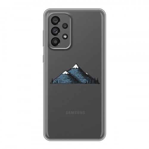 Полупрозрачный дизайнерский силиконовый чехол для Samsung Galaxy A73 5G Прозрачные дикий запад